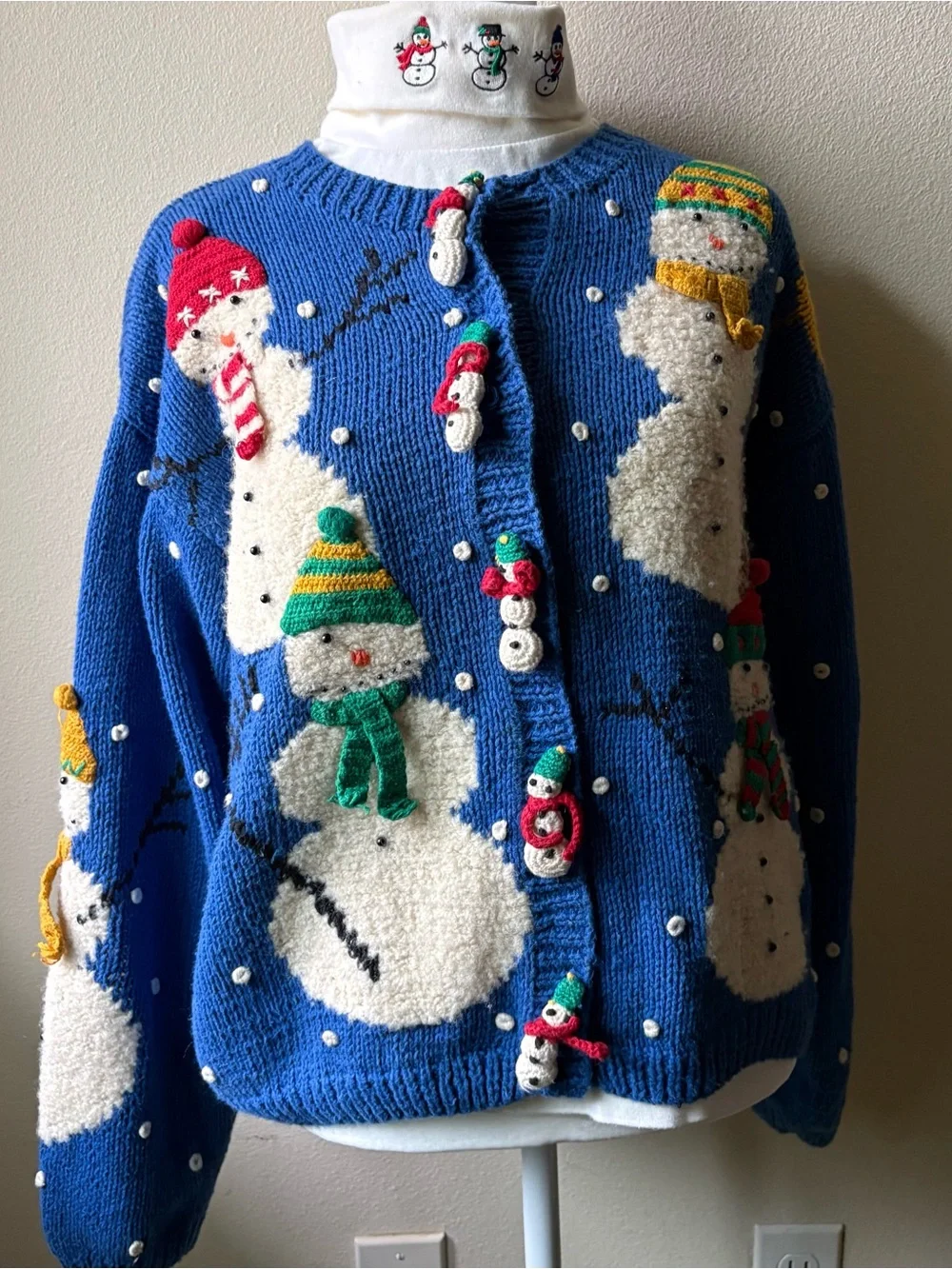 VINTAGE BELLE POINTE 2-PIECE SWEATER & TURTLENECK SET S & M